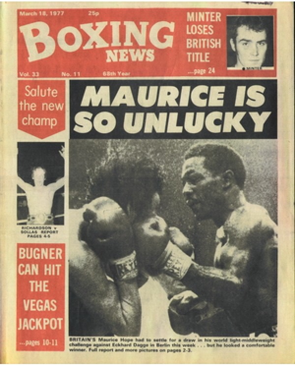 Boxing News magazine  18.3.1977 Download pdf